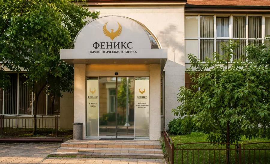 Вход в наркологическую клинику «Феникс» в Нерчинске
